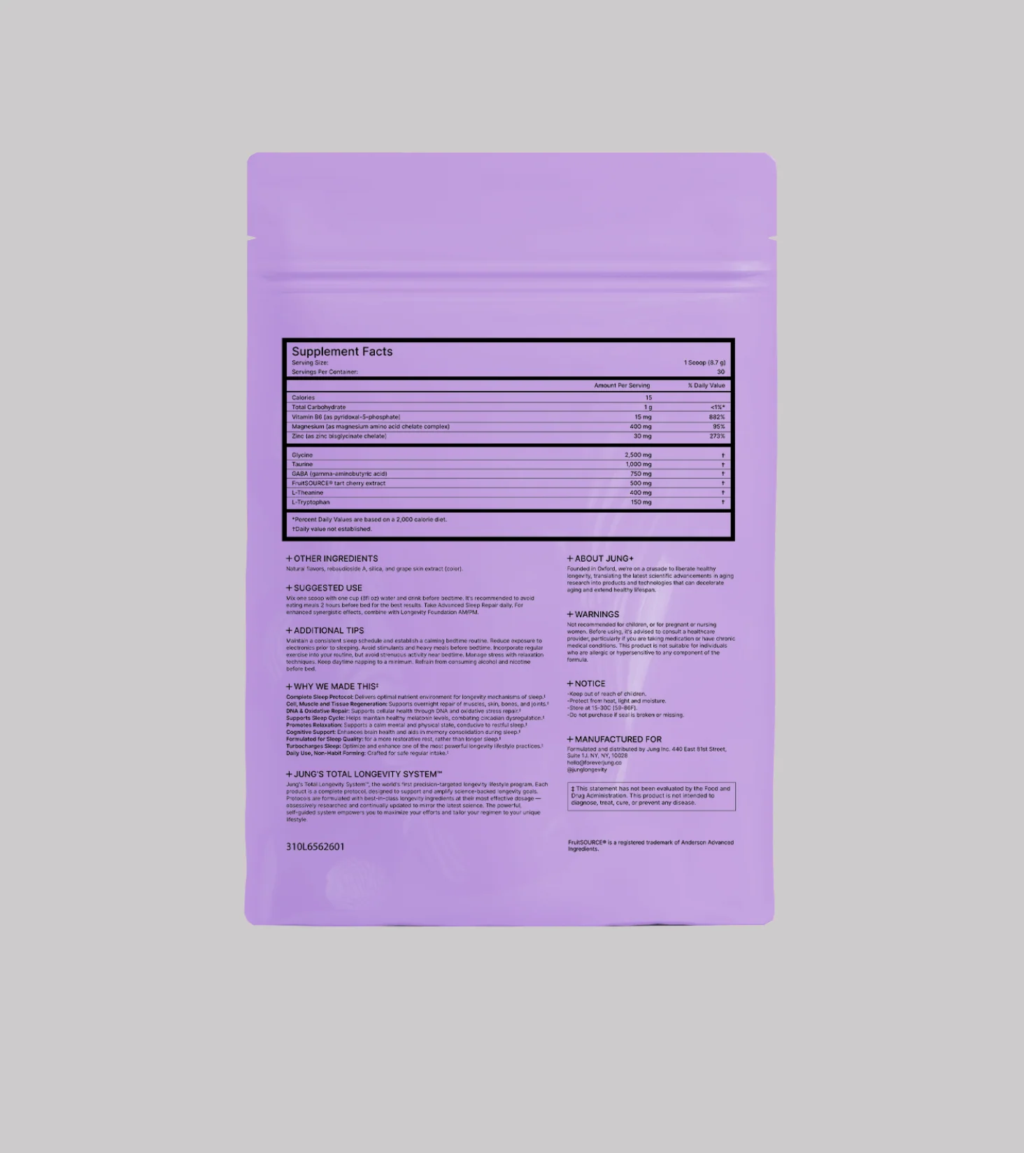 Jung+ Longevity Advanced Sleep Repair  - Image 7