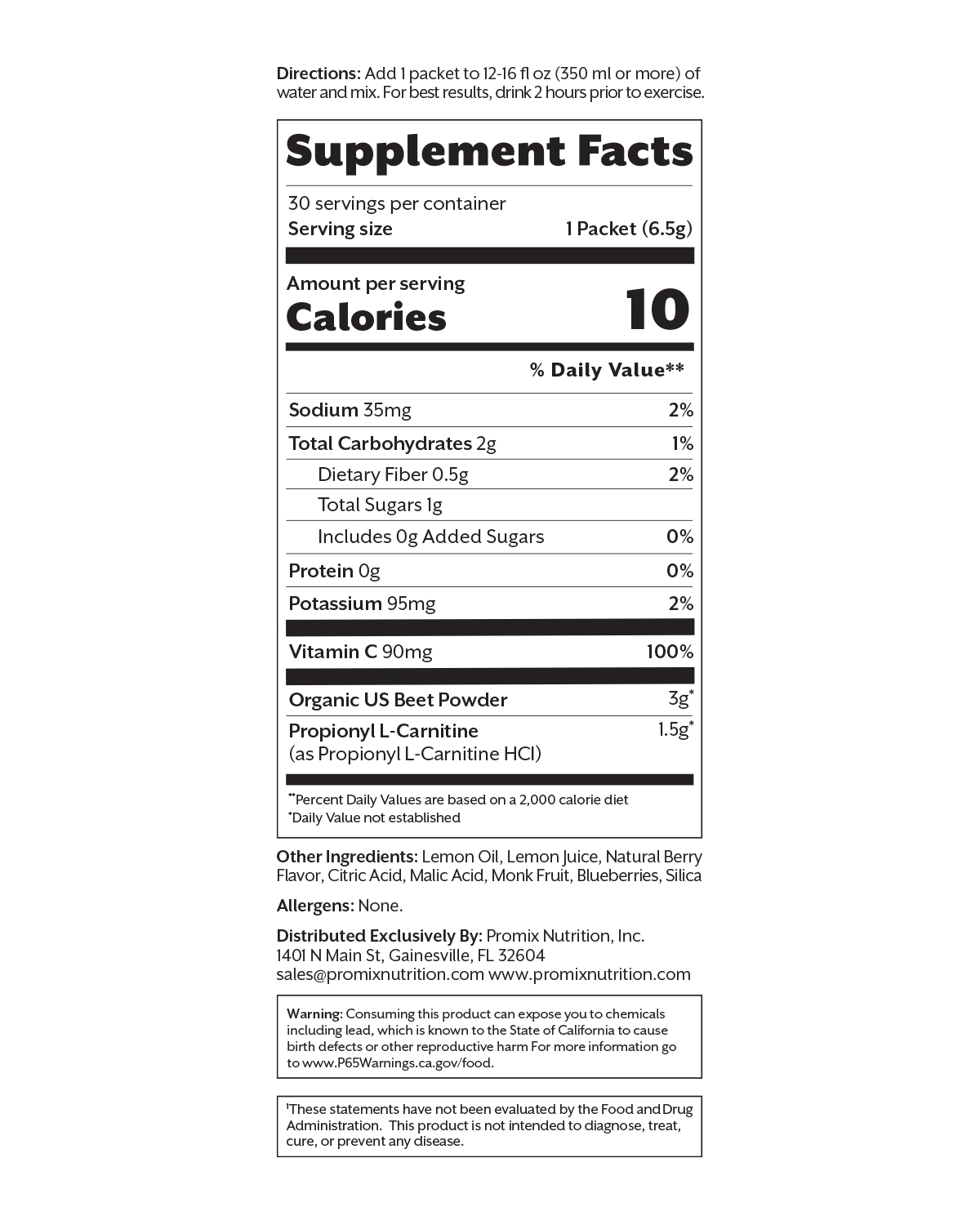 Promix Nutrition Blood Flow Berry Beets - Image 7