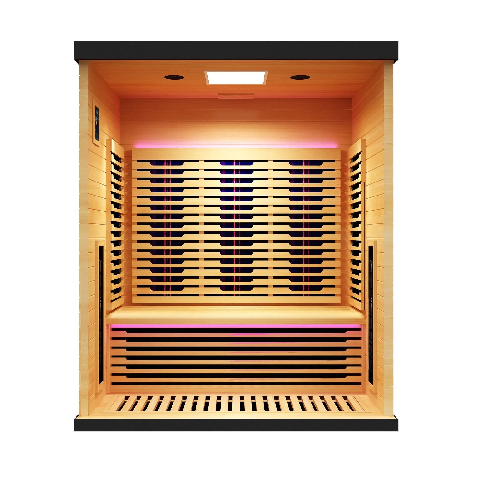Denali 3-Person Full Spectrum Infrared Sauna with Full-Body Medical-Grade Red Light Therapy & Smart WiFi App Control - Image 20