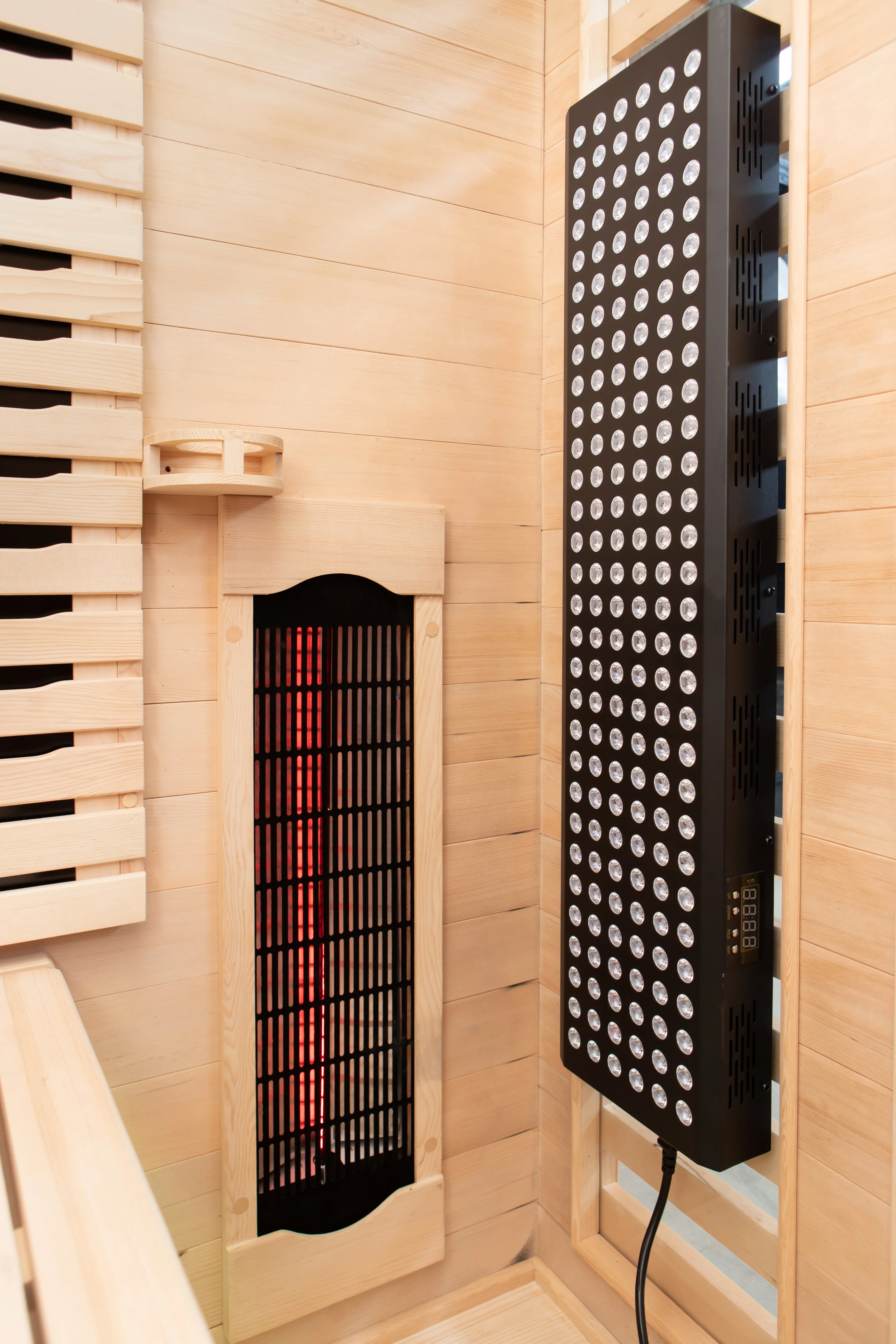 Denali 3-Person Full Spectrum Infrared Sauna with Full-Body Medical-Grade Red Light Therapy & Smart WiFi App Control - Image 9
