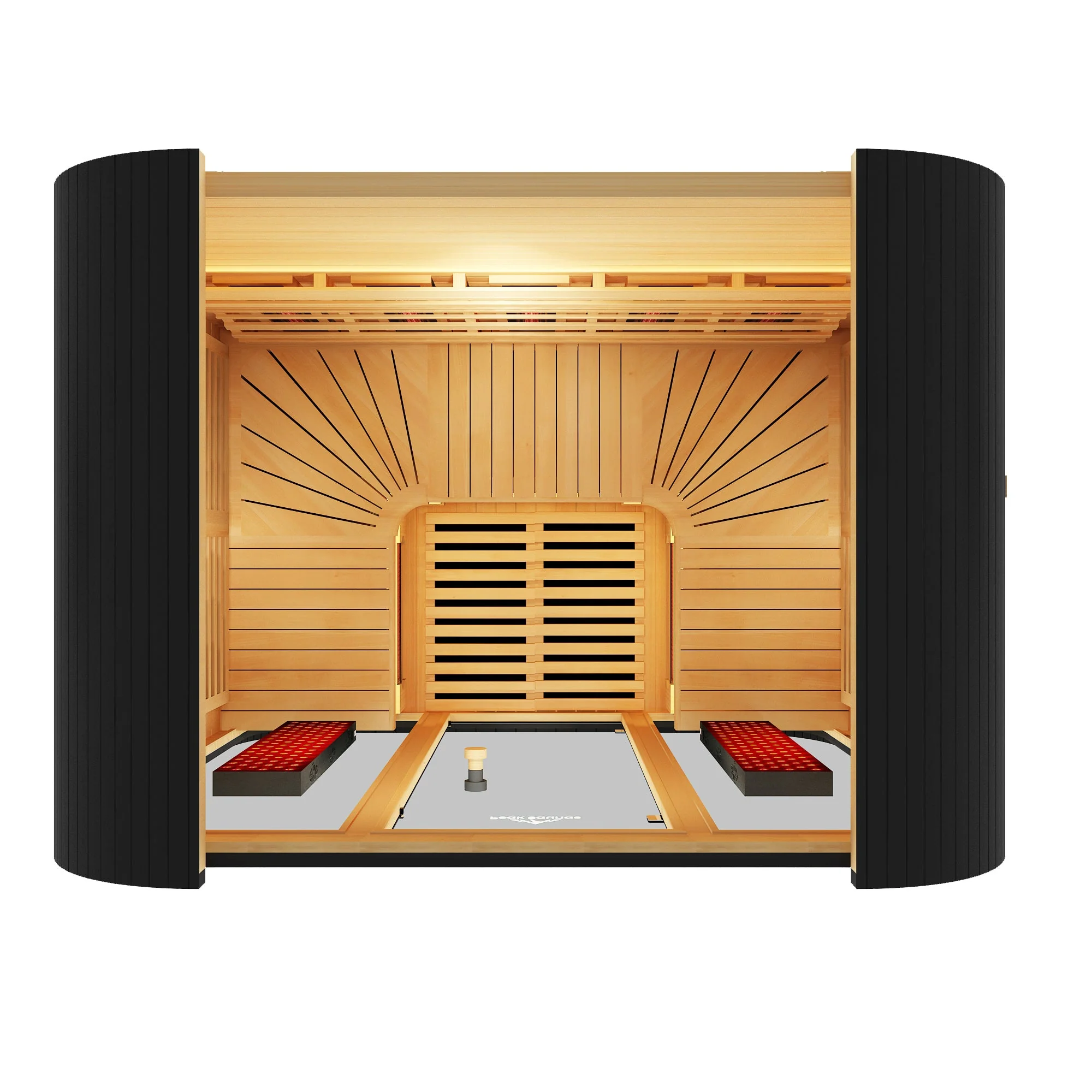 El Capitan 4-Person Outdoor Full Spectrum Infrared Sauna with Full-Body Medical-Grade Red Light Therapy and Smart WiFi App Control - Image 10