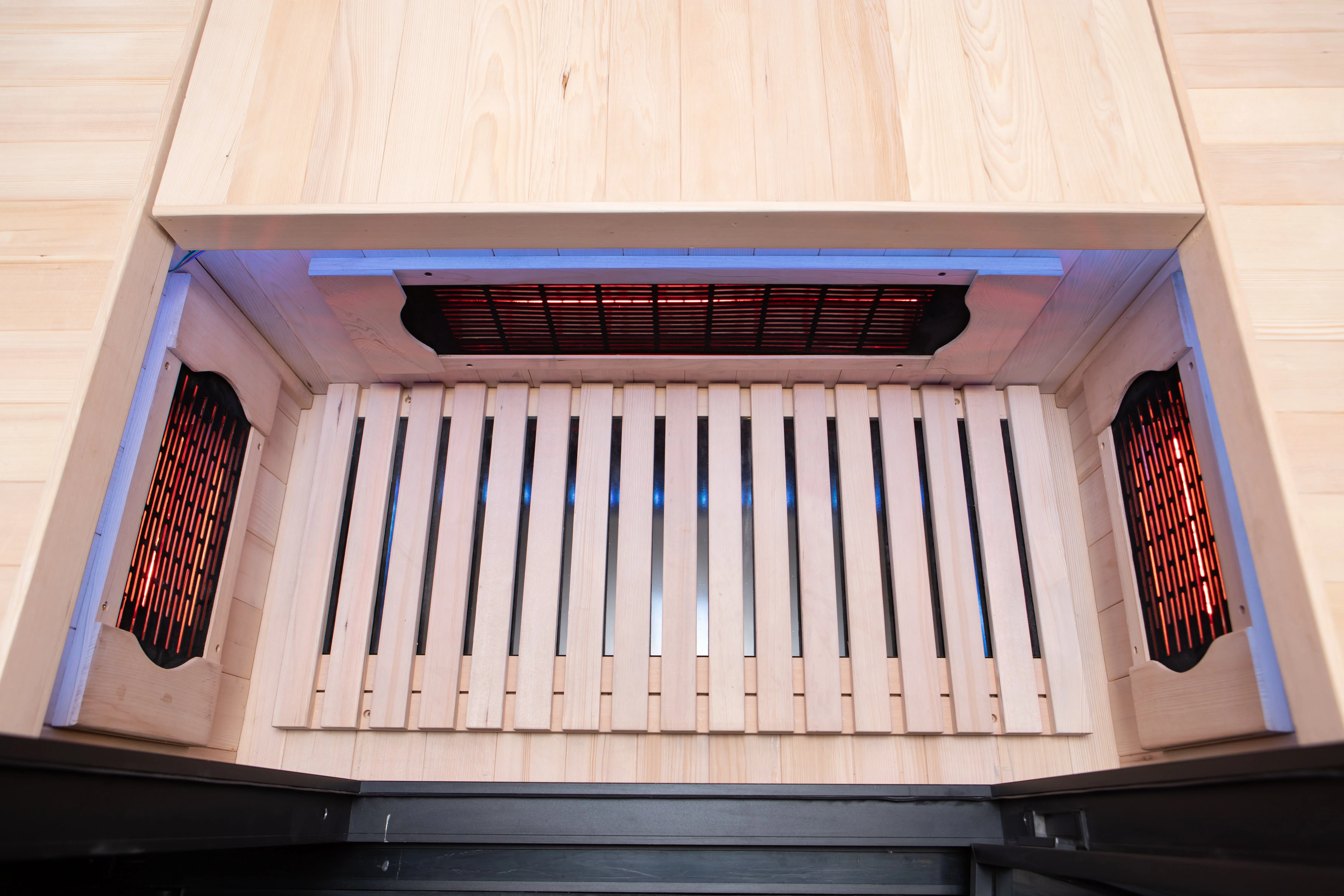 El Capitan 4-Person Outdoor Full Spectrum Infrared Sauna with Full-Body Medical-Grade Red Light Therapy and Smart WiFi App Control - Image 33