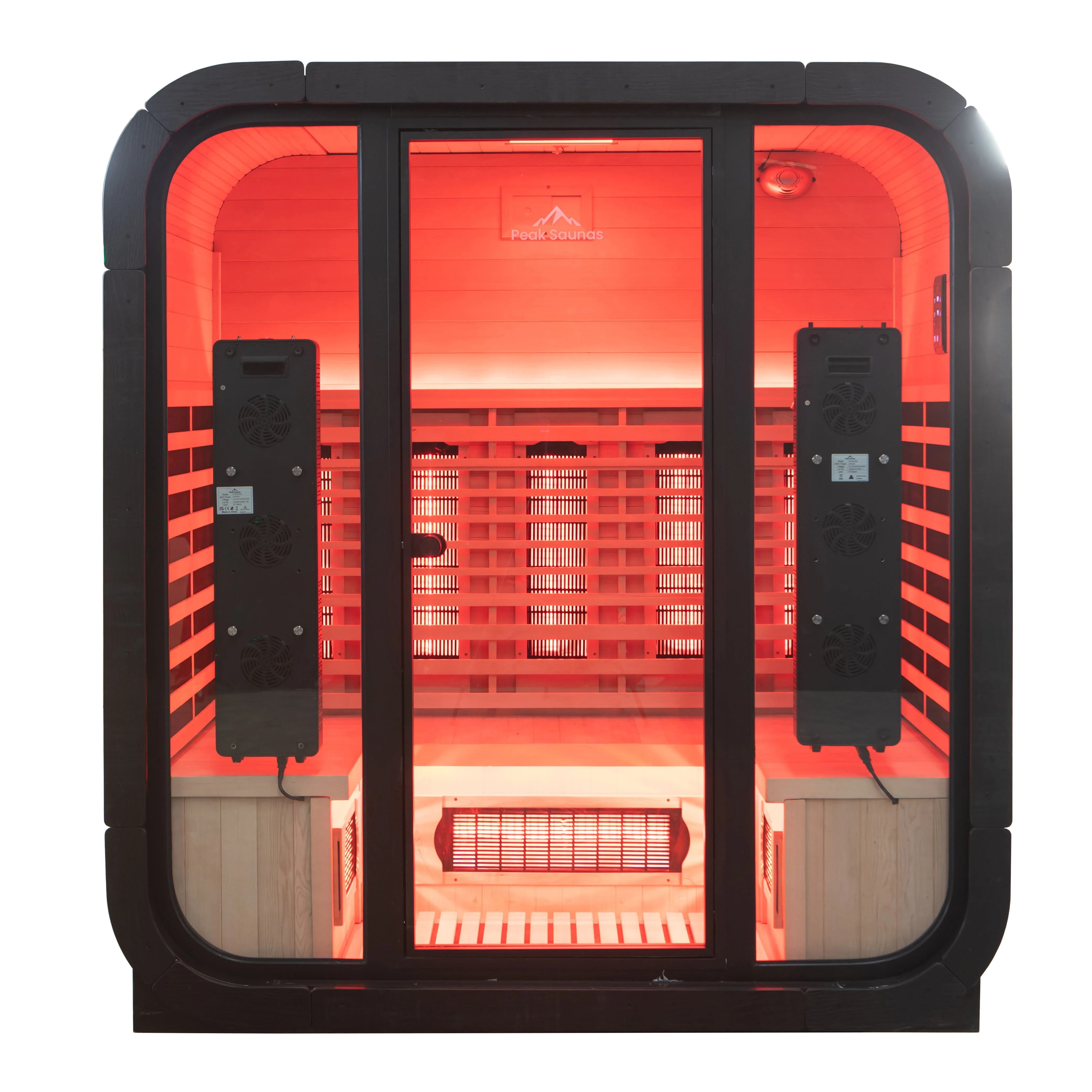 El Capitan 4-Person Outdoor Full Spectrum Infrared Sauna with Full-Body Medical-Grade Red Light Therapy and Smart WiFi App Control - Image 4