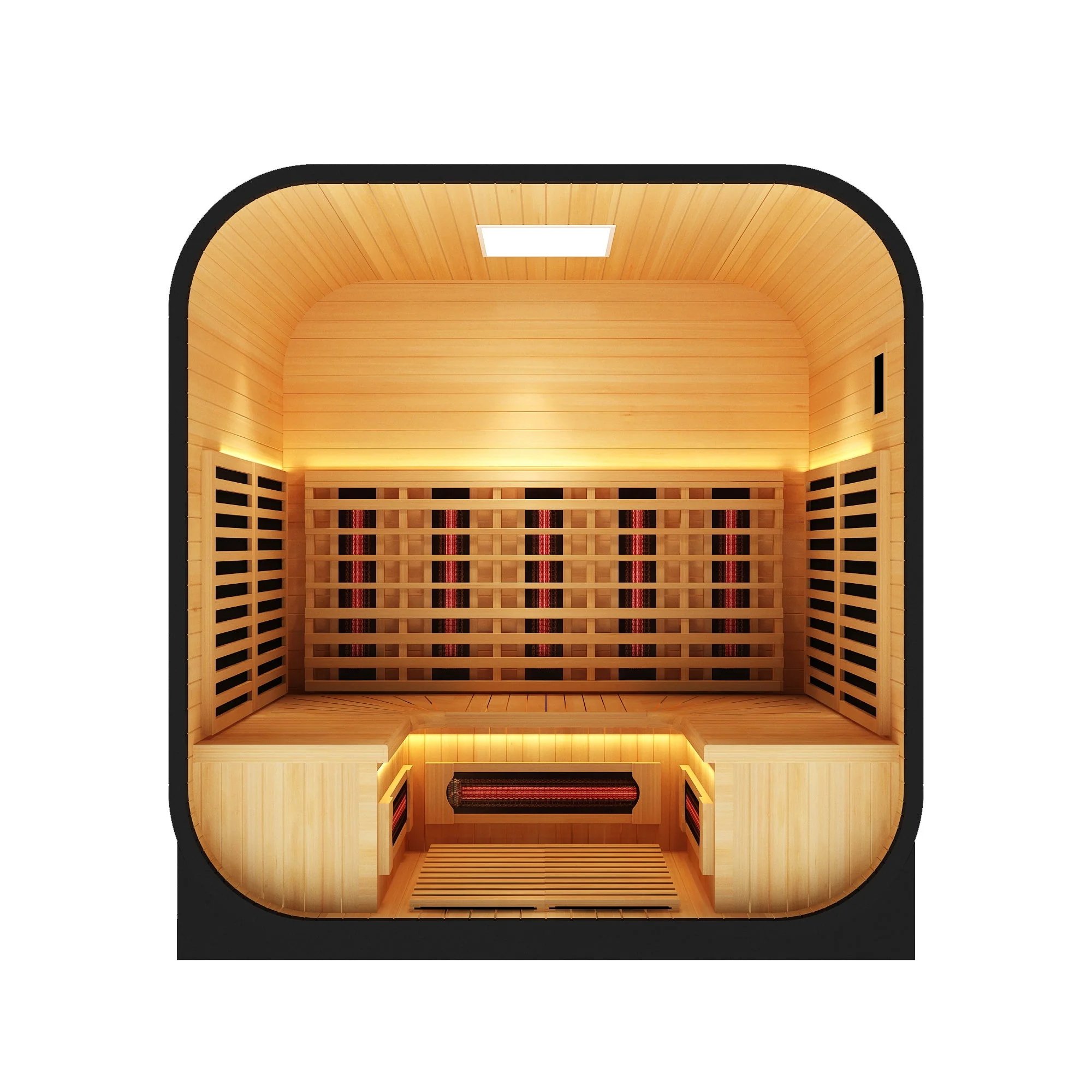 El Capitan 4-Person Outdoor Full Spectrum Infrared Sauna with Full-Body Medical-Grade Red Light Therapy and Smart WiFi App Control - Image 9