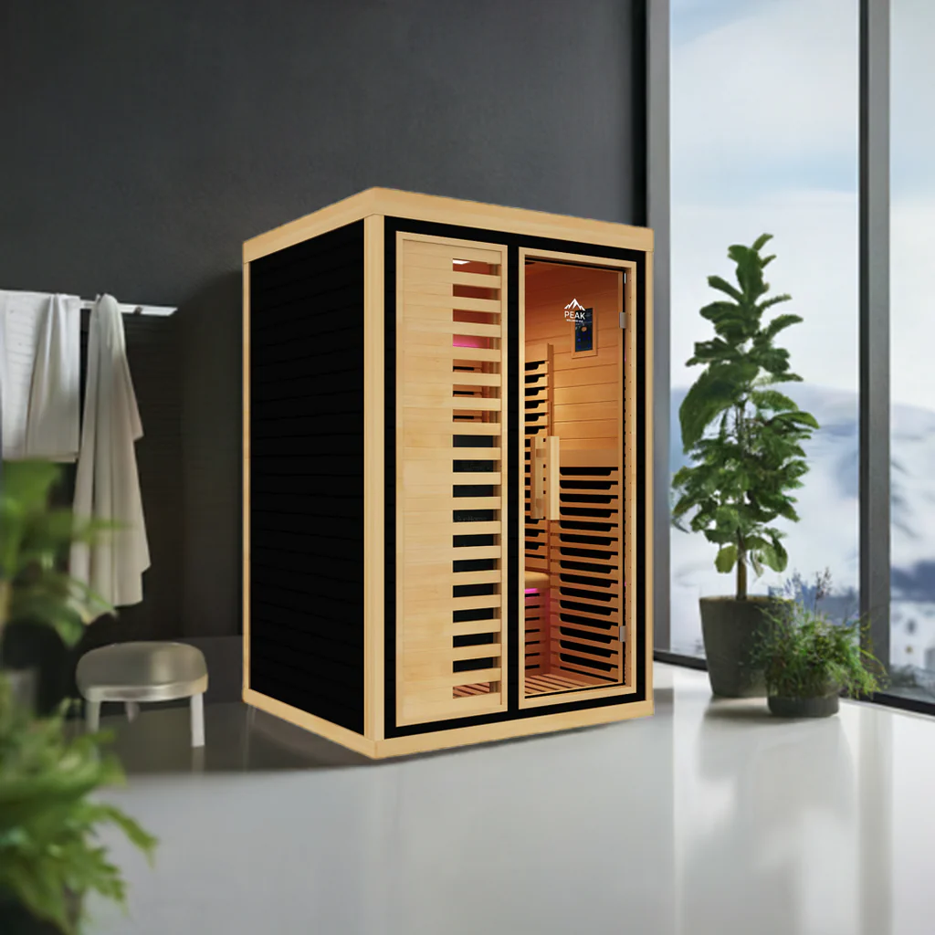 Everest 2-Person Full Spectrum Infrared Sauna with Full-Body Medical-Grade Red Light Therapy & Smart WiFi App Control - Image 18