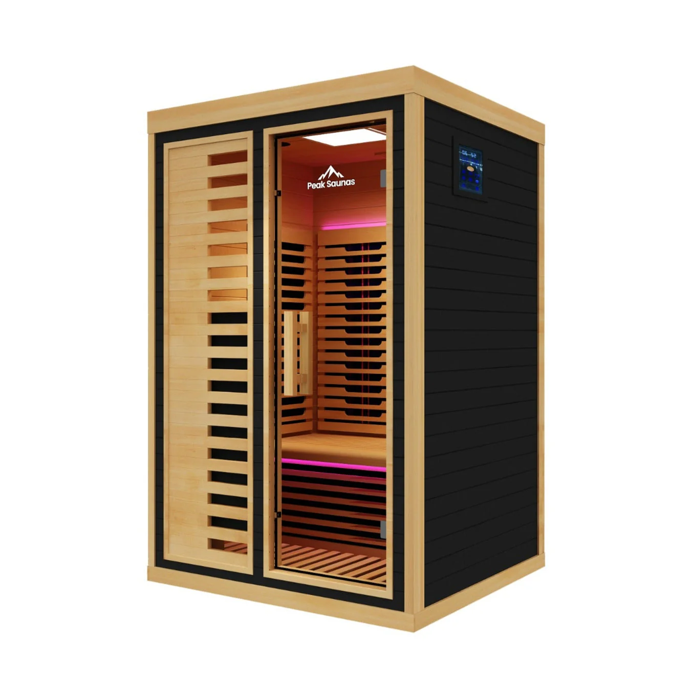 Everest 2-Person Full Spectrum Infrared Sauna with Full-Body Medical-Grade Red Light Therapy & Smart WiFi App Control - Image 19
