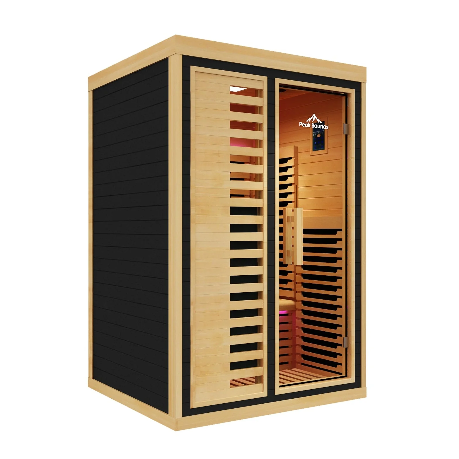 Everest 2-Person Full Spectrum Infrared Sauna with Full-Body Medical-Grade Red Light Therapy & Smart WiFi App Control - Image 20