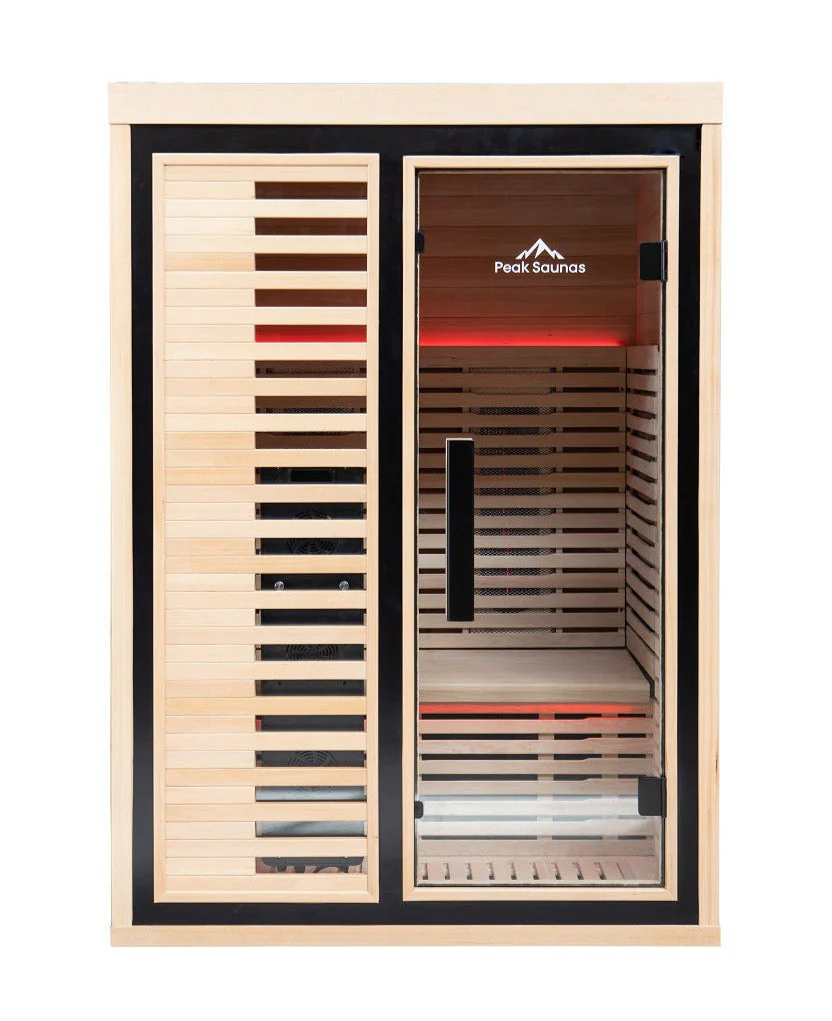 Everest 2-Person Full Spectrum Infrared Sauna with Full-Body Medical-Grade Red Light Therapy & Smart WiFi App Control - Image 4