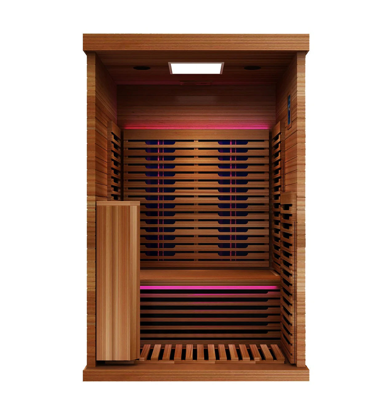 Fuji 2-Person Full Spectrum Infrared Sauna with Full-Body Medical-Grade Red Light Therapy & Smart WiFi App Control - Image 20