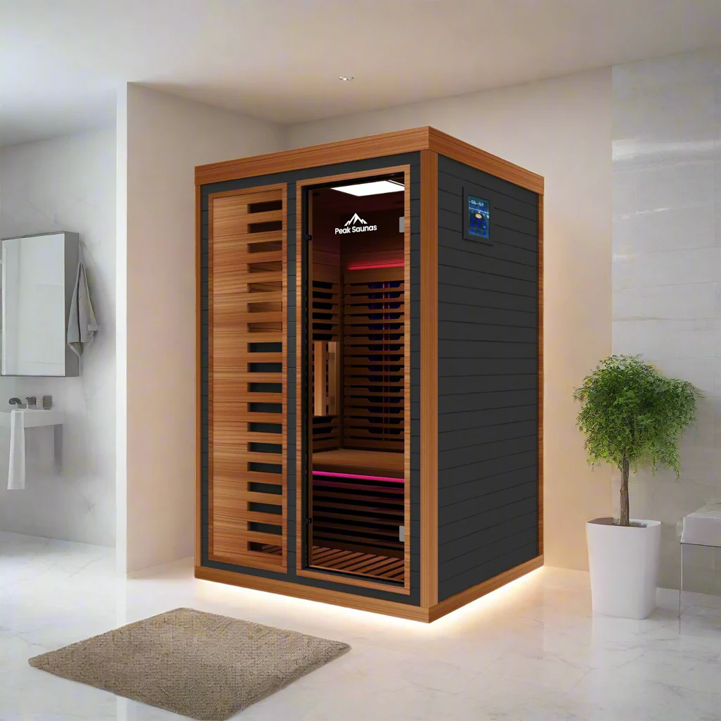Fuji 2-Person Full Spectrum Infrared Sauna with Full-Body Medical-Grade Red Light Therapy & Smart WiFi App Control - Image 21
