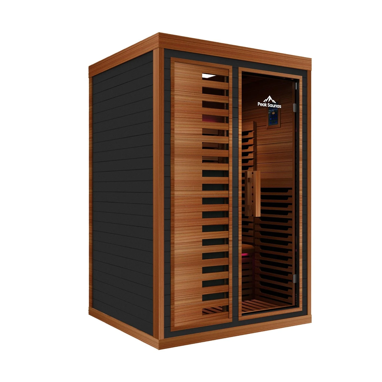 Fuji 2-Person Full Spectrum Infrared Sauna with Full-Body Medical-Grade Red Light Therapy & Smart WiFi App Control - Image 23