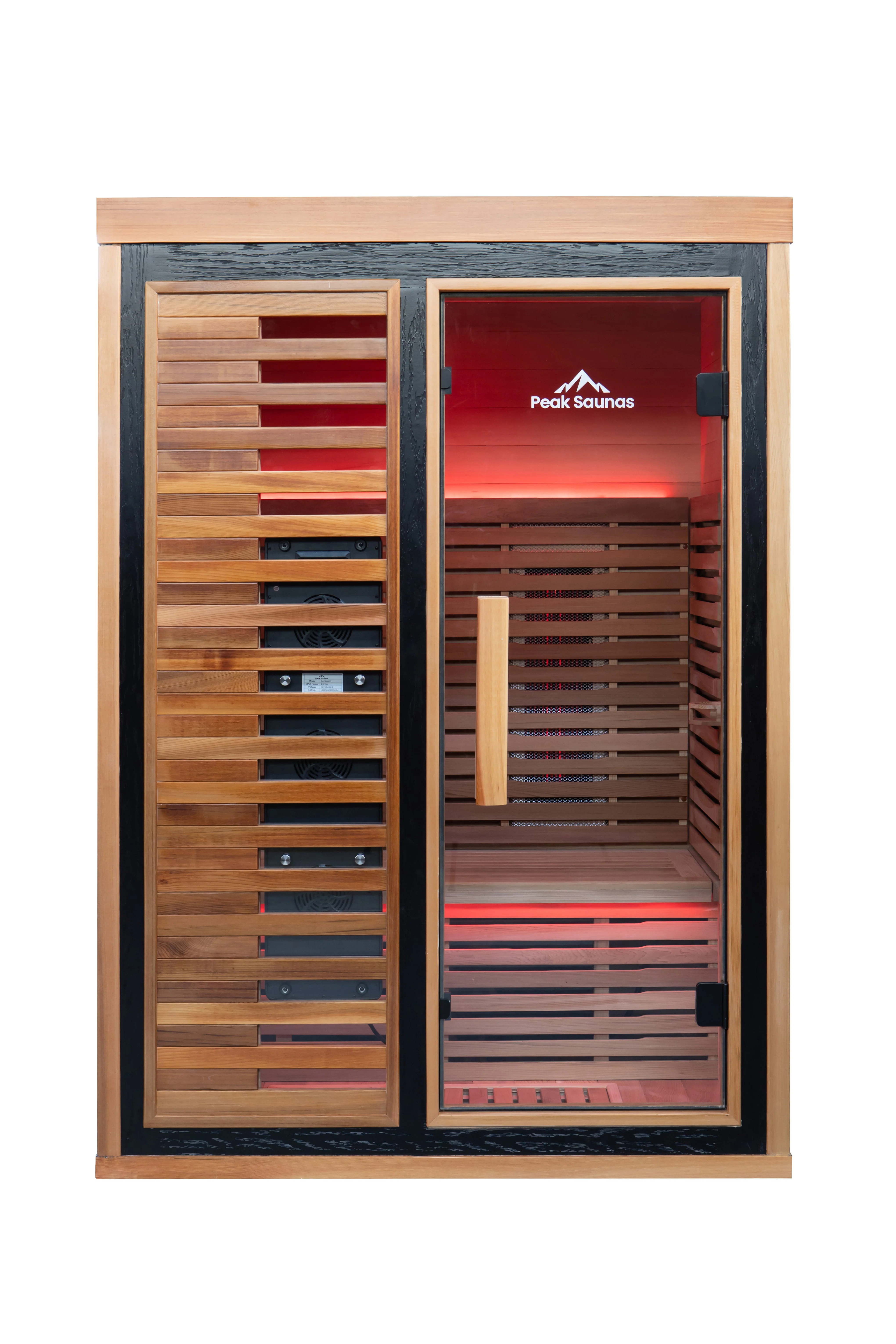 Fuji 2-Person Full Spectrum Infrared Sauna with Full-Body Medical-Grade Red Light Therapy & Smart WiFi App Control - Image 4