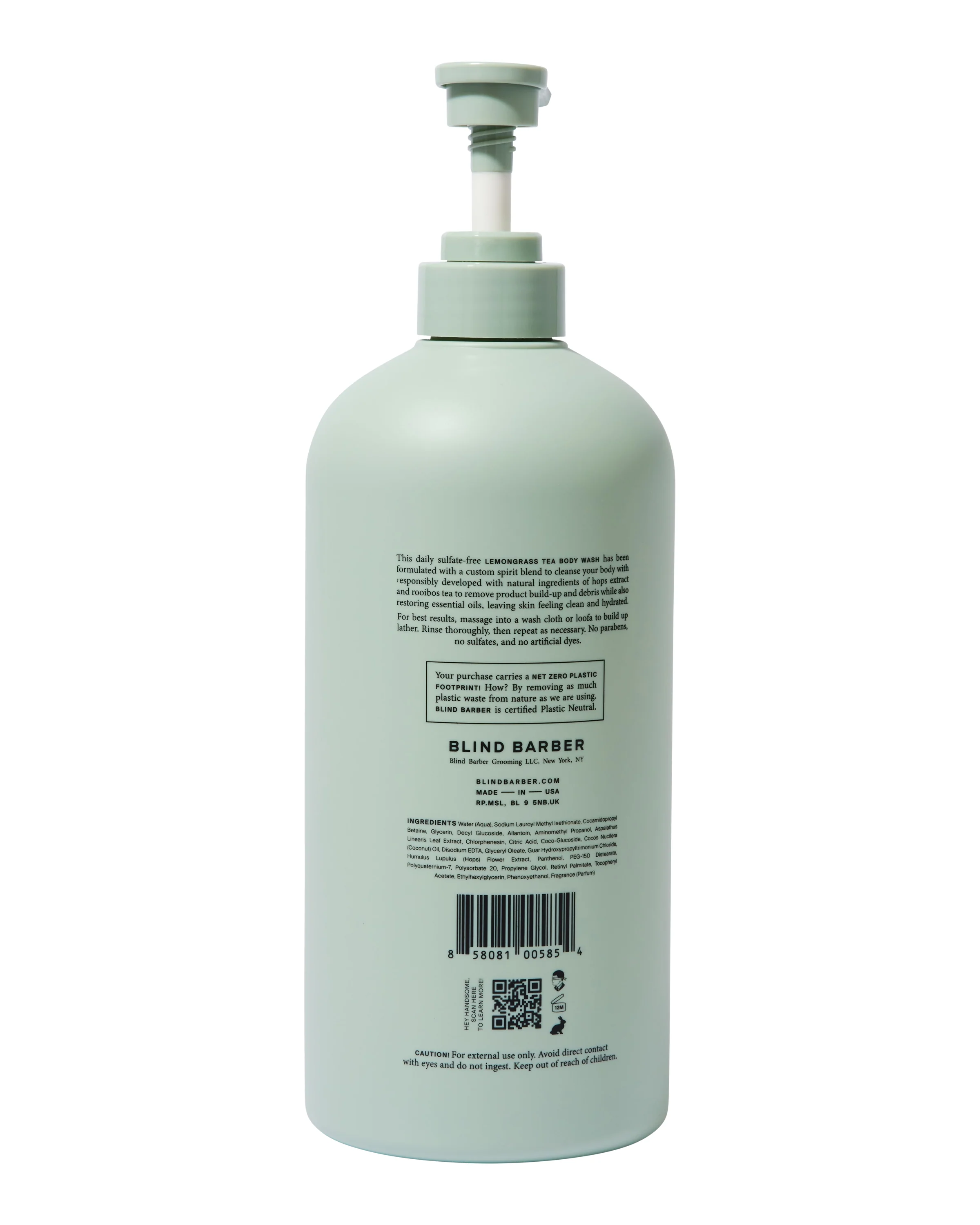 Lemongrass Tea Body Wash - Liter - Image 2