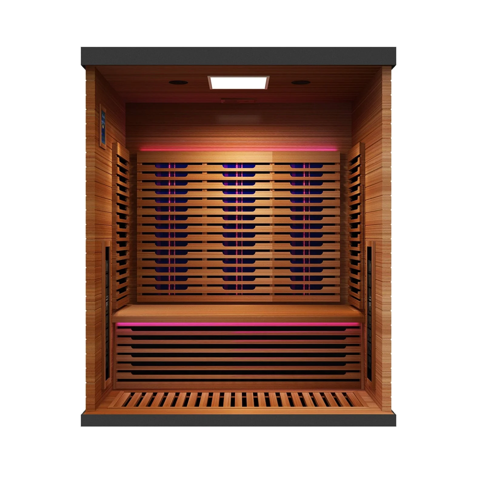 Matterhorn 3-Person Full Spectrum Infrared Sauna with Full-Body Medical-Grade Red Light Therapy & Smart WiFi App Control - Image 14