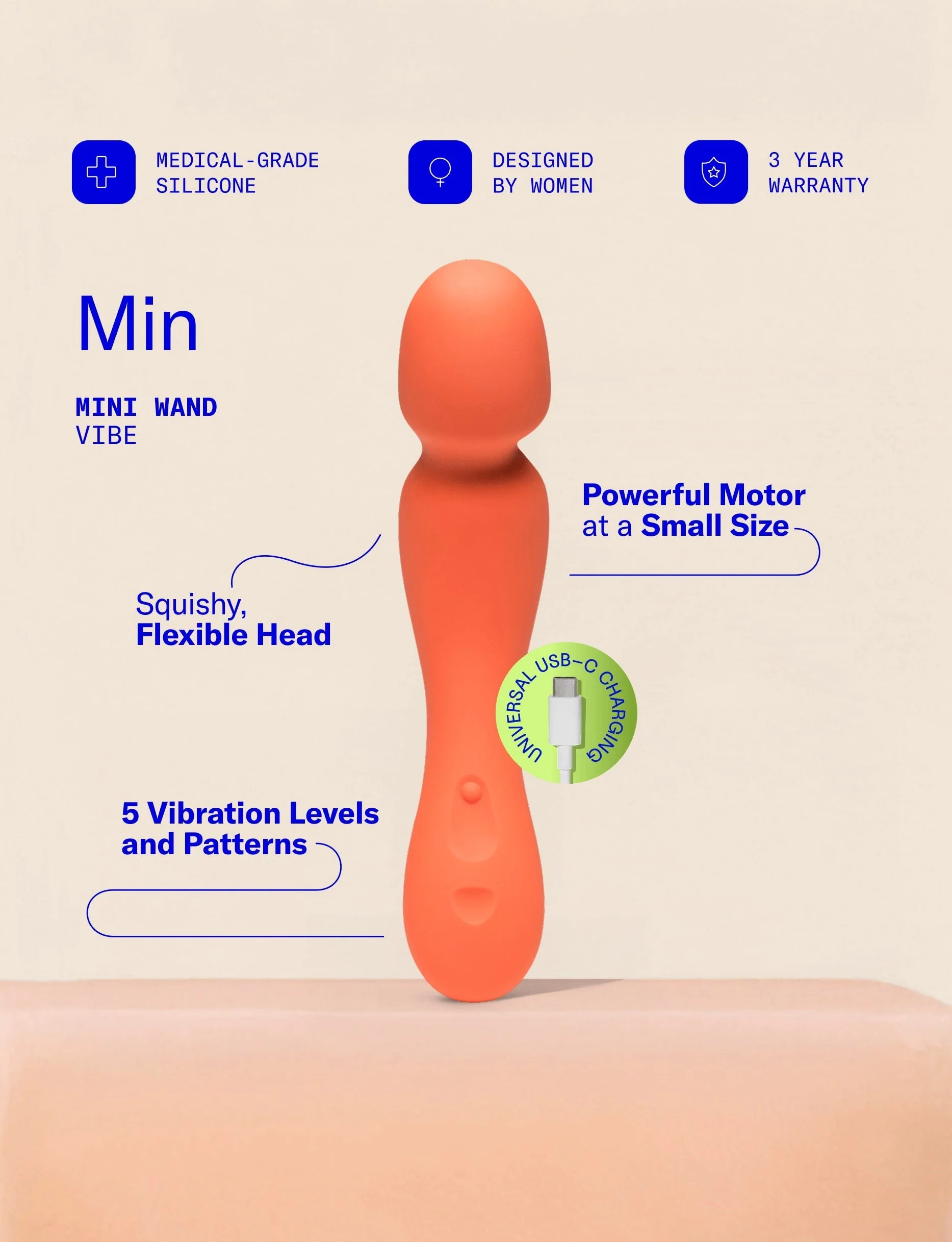Dame Min Mini Wand Vibrator - Image 8