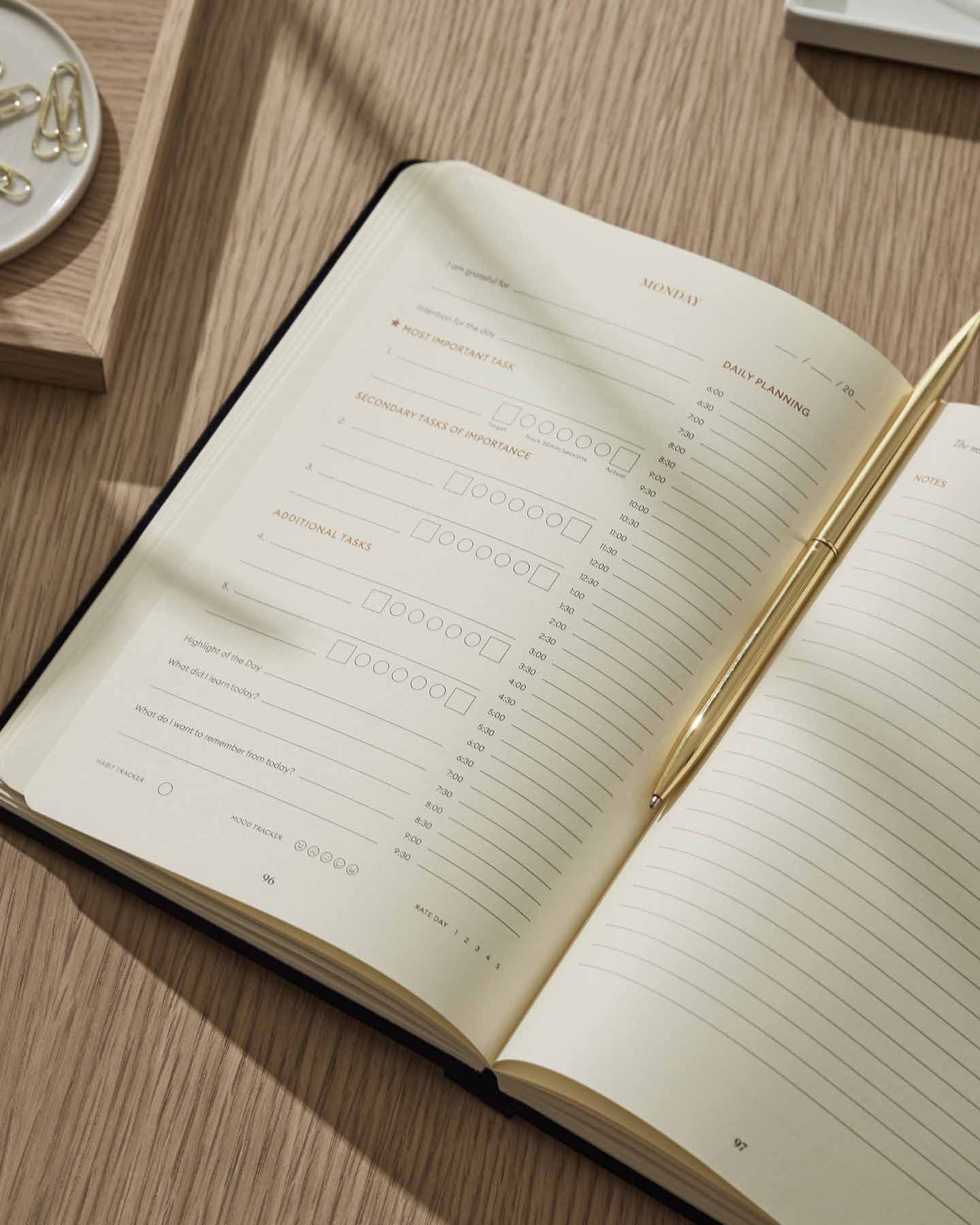 Productivity Planner - Black - Image 5