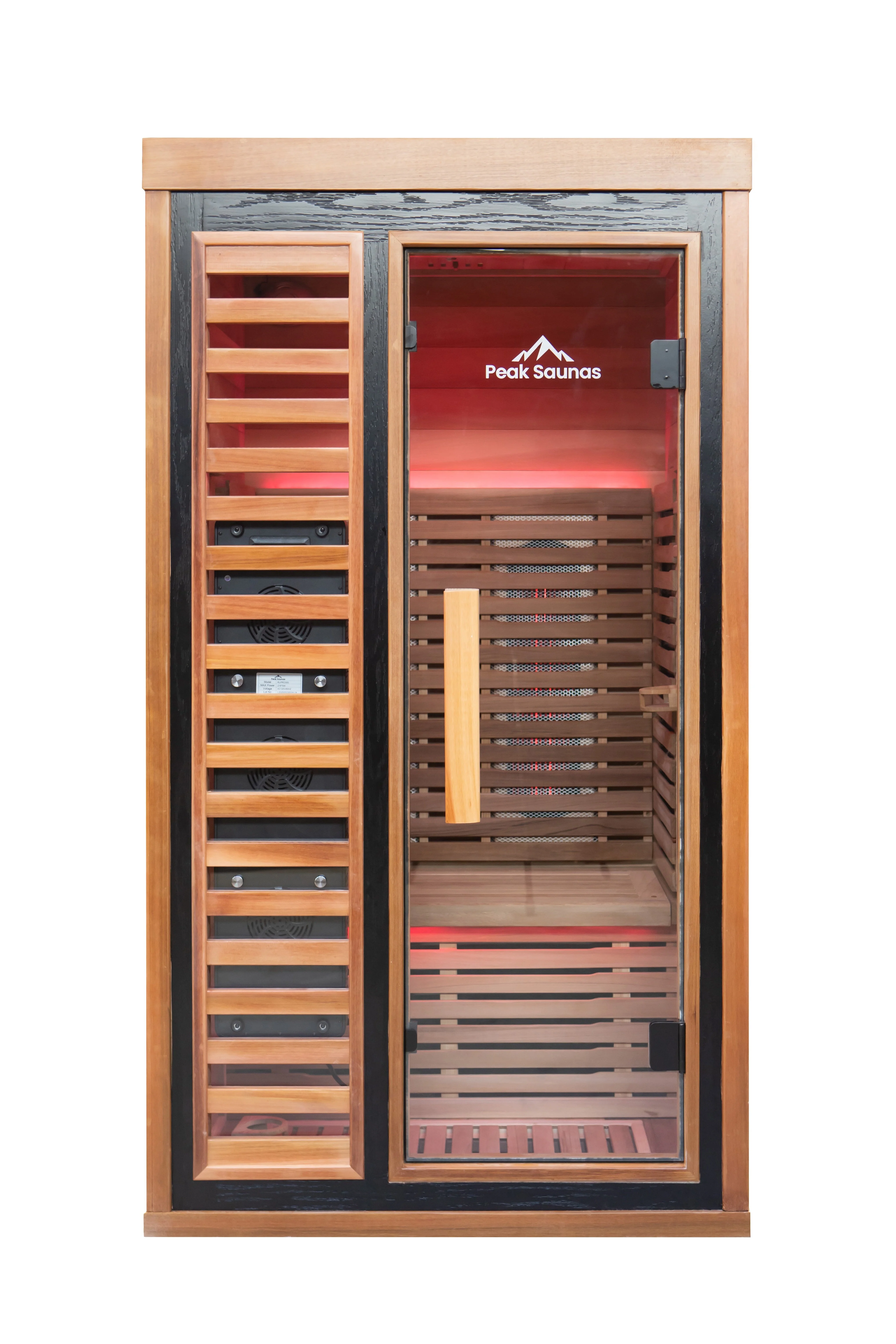 Rainier 1-Person Full Spectrum Infrared Sauna with Full-Body Medical-Grade Red Light Therapy & Smart WiFi App Control - Image 2