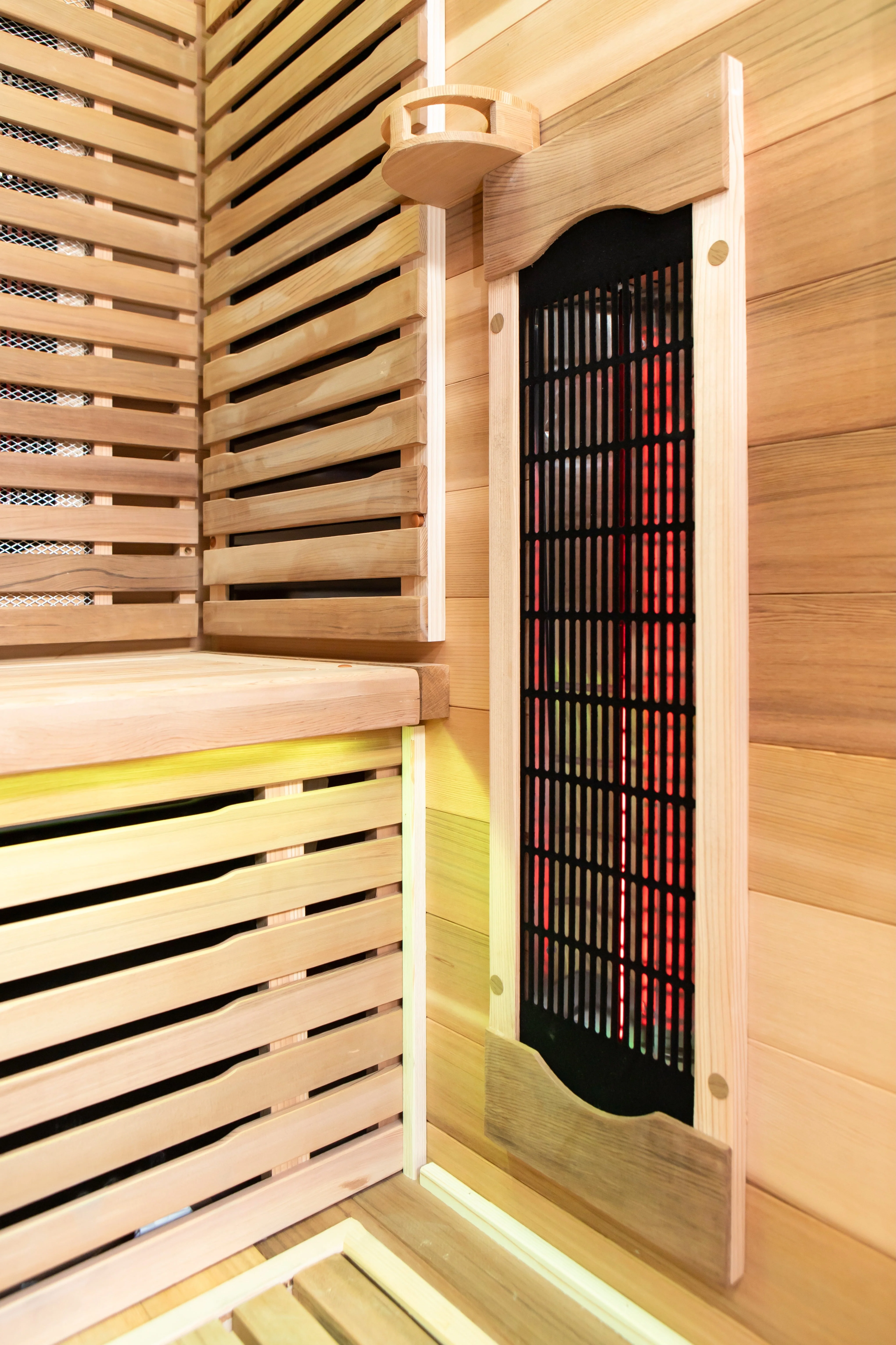 Rainier 1-Person Full Spectrum Infrared Sauna with Full-Body Medical-Grade Red Light Therapy & Smart WiFi App Control - Image 20