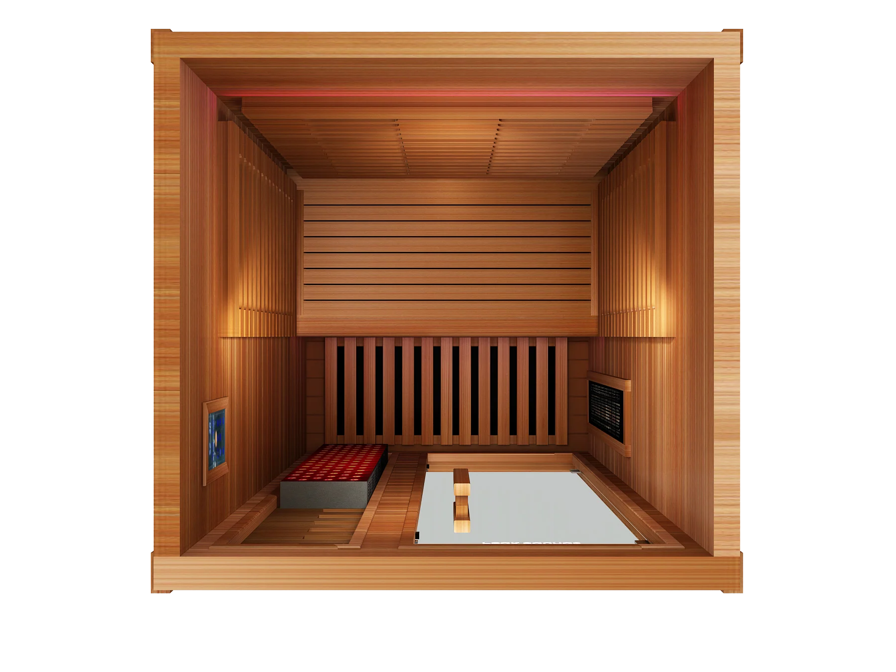 Rainier 1-Person Full Spectrum Infrared Sauna with Full-Body Medical-Grade Red Light Therapy & Smart WiFi App Control - Image 5