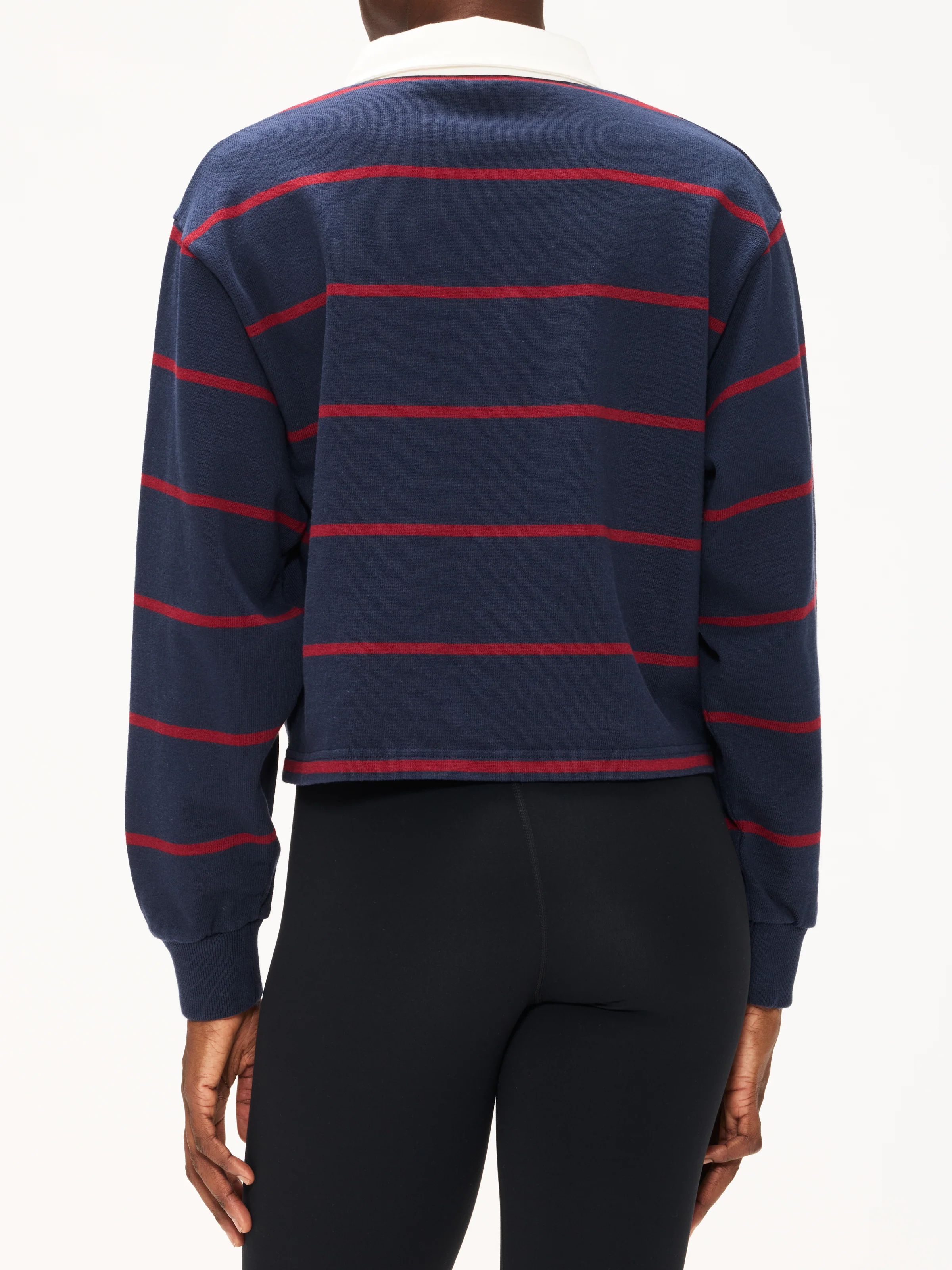Sporty & Rich Women's Serif Logo Rugby Polo - Image 2