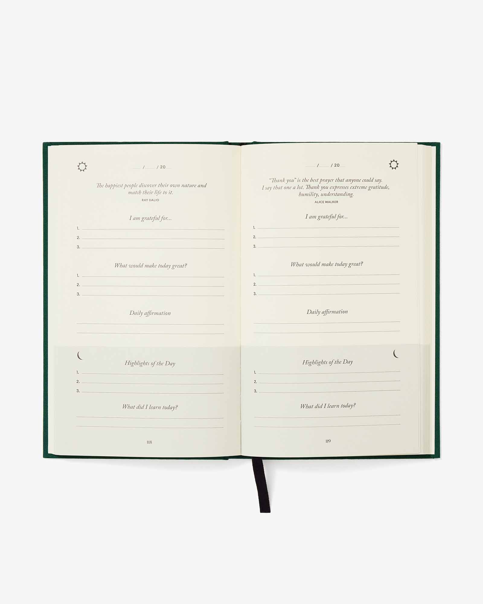 The Five Minute Journal - Earth Green - Image 4